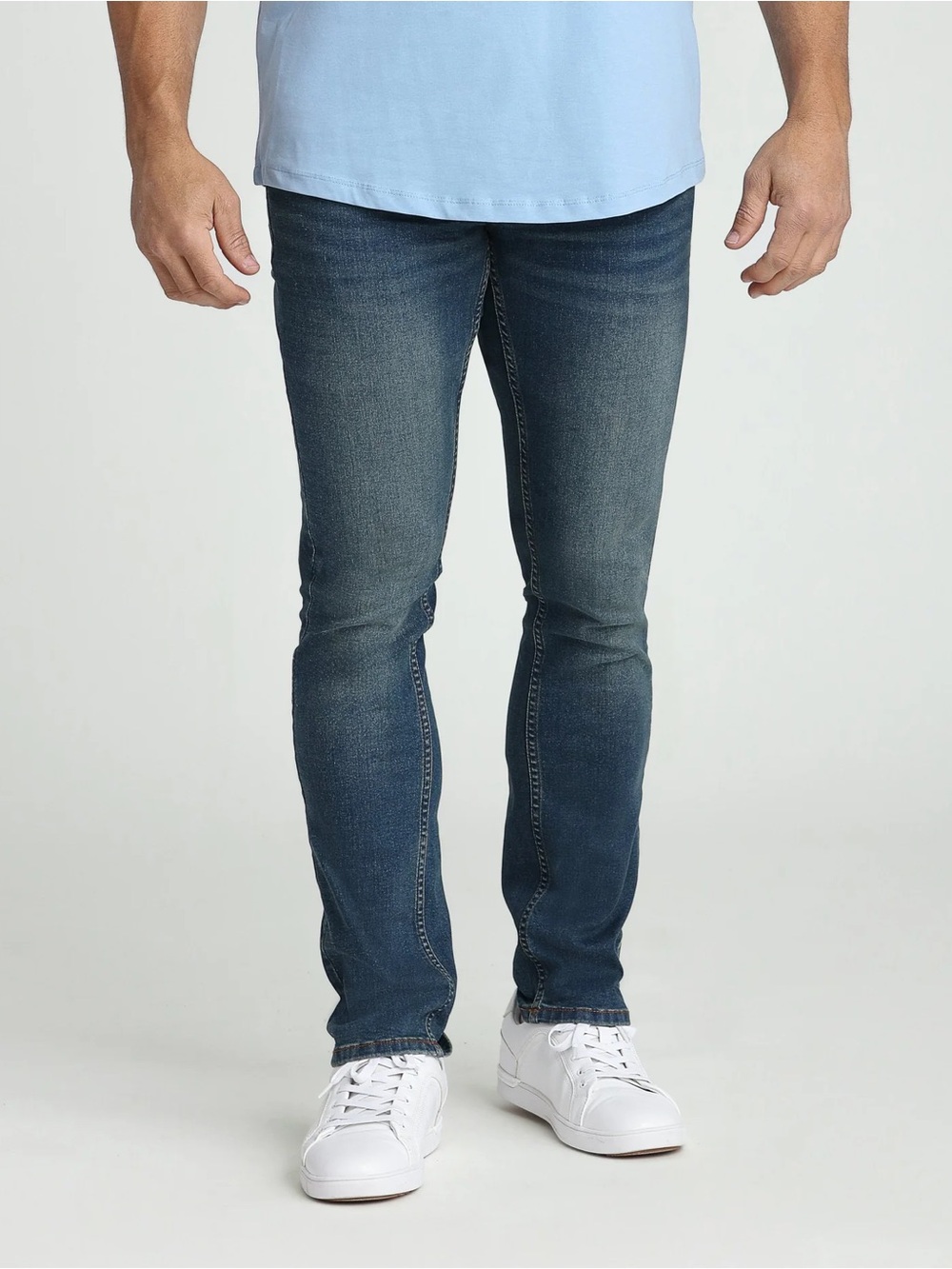 The Perfect Jean NYC Slim Fit Jeans Men’s Light Wash Stretch Denim 30x28